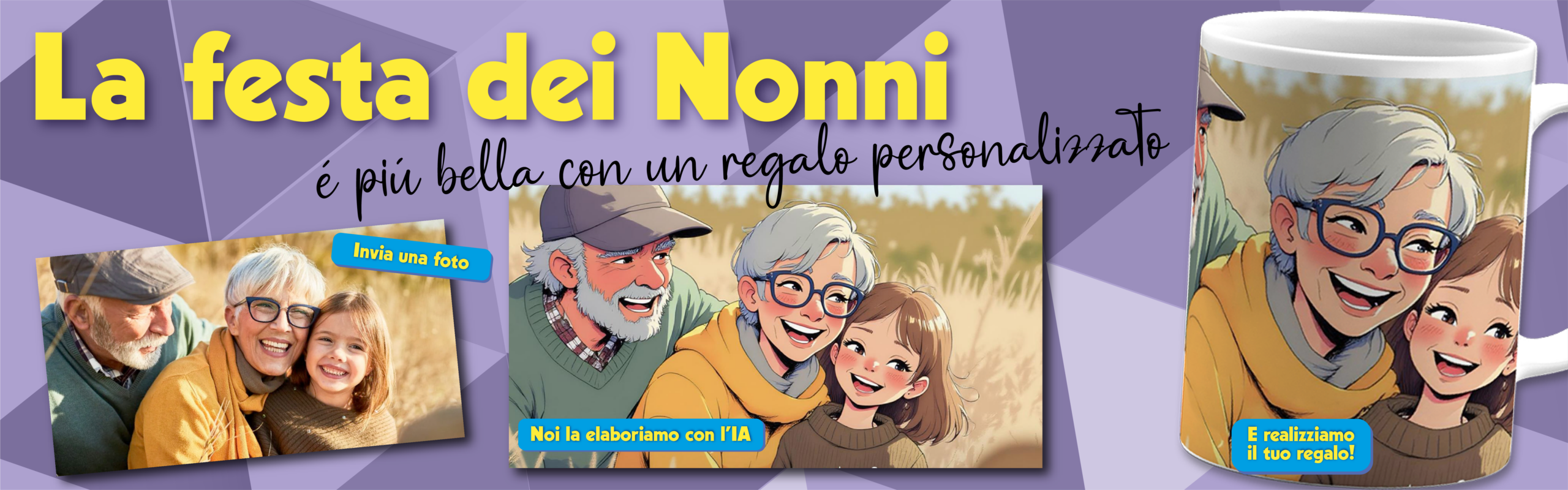 Festa dei Nonni Personalizzata - Createe