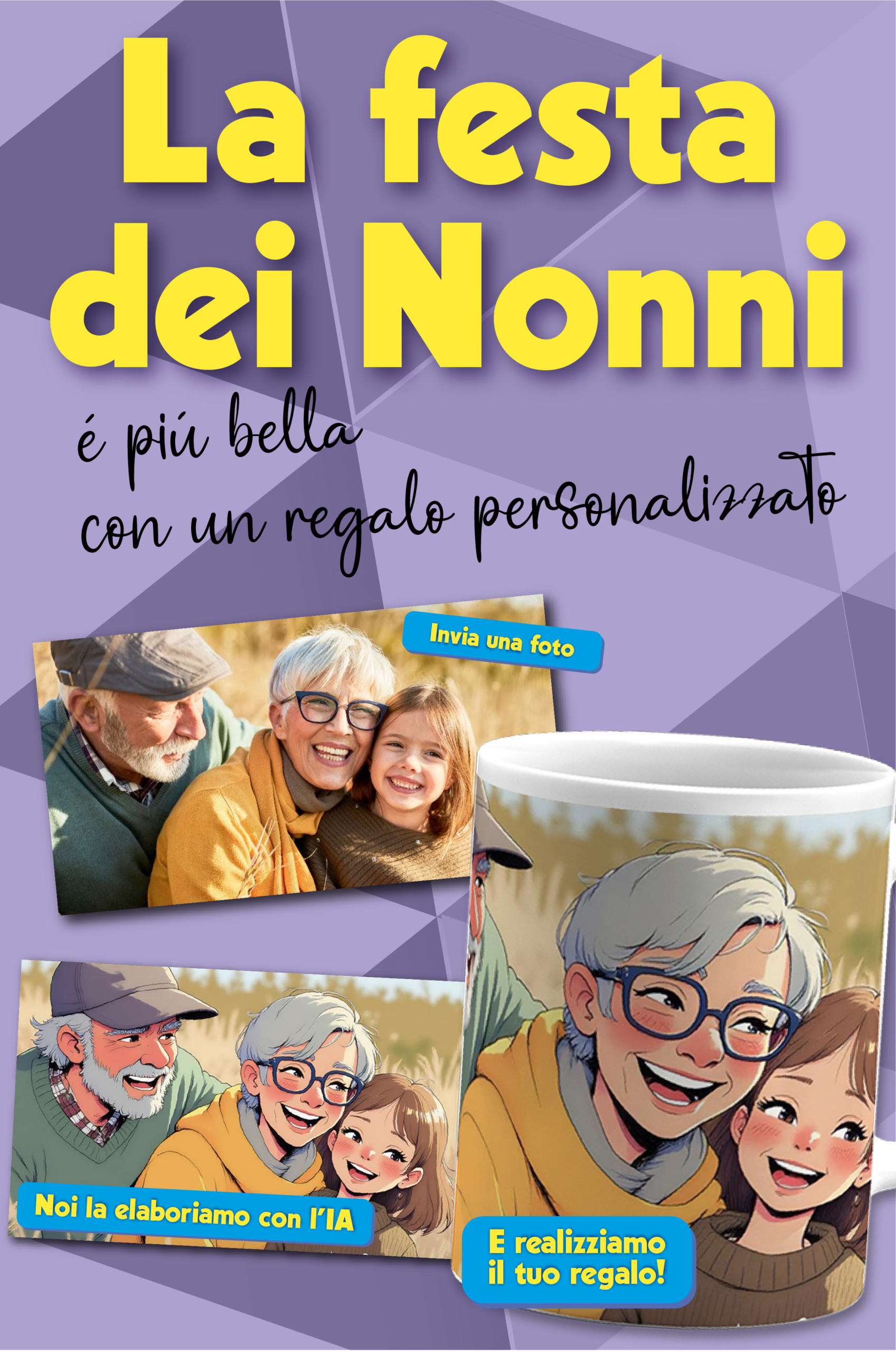 Festa dei Nonni Personalizzata - Createe